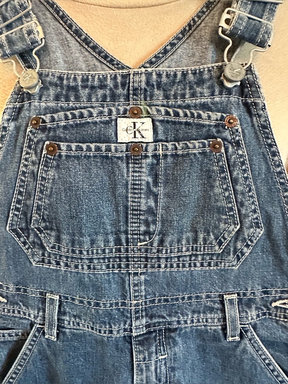 Calvin Klein Bib Overalls Bibs Size M - Picture 3 of 8